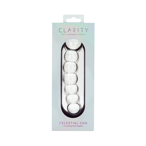 Clarity Celestial Orb Glass Dildo