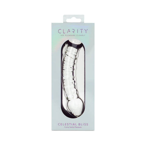 Clarity Celestial Bliss Glass Dildo