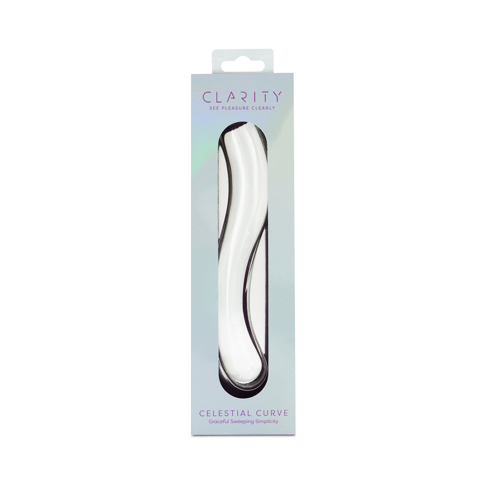 Clarity Celestial Curve Glass Dildo